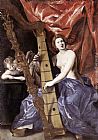 Giovanni Lanfranco Venus Playing the Harp (Allegory of Music) painting